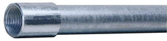 Made in USA - 1-1/4" Trade Size, 10' Long, Rigid Conduit - Steel, 1-1/4" ID - USA Tool & Supply