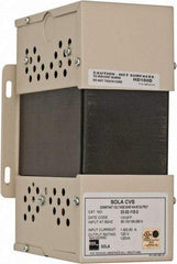 Sola/Hevi-Duty - 240 Volt Max Input, 120 VA, Hardwired Power Conditioner - 120 Volt Output, 4 Inch Wide x 8 Inch High x 5 Inch Deep - USA Tool & Supply