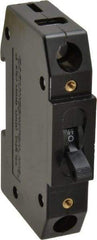 Carling Switch - 30 Amp, 65 VDC, 80 VAC, 1 Pole, DIN Rail Mount Standard Circuit Breaker - Hydraulic Magnetic Trip, 54.99mm Deep x 3.612 Inch High x 19.18mm Wide - USA Tool & Supply