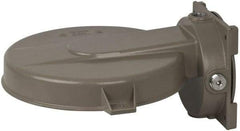 Hubbell Killark - Gray Light Fixture Wall Bracket - For Use with Hazardous Location HID Fixture - VM Series - USA Tool & Supply