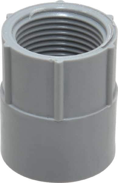 Thomas & Betts - 3/4" Trade, PVC Threaded Rigid Conduit Female Adapter - Insulated - USA Tool & Supply