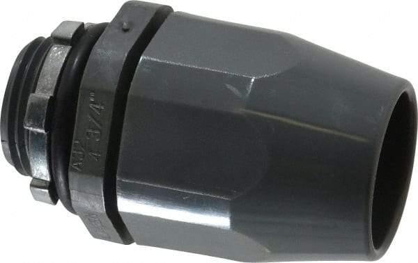 Thomas & Betts - 3/4" Trade, Thermoplastic Threaded Straight Liquidtight Conduit Connector - Insulated - USA Tool & Supply