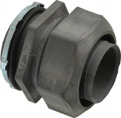 Thomas & Betts - 1-1/2" Trade, Thermoplastic Threaded Straight Liquidtight Conduit Connector - Insulated - USA Tool & Supply