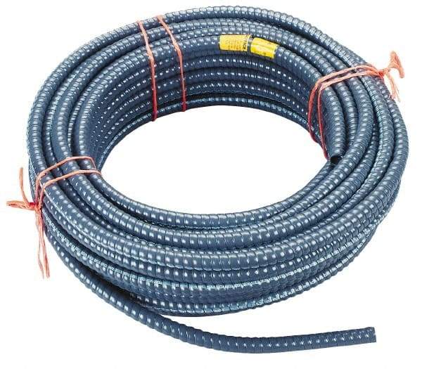 Thomas & Betts - 1-1/2" Trade Size, 100' Long, Flexible Liquidtight Conduit - PVC, 1.58" ID, Gray - USA Tool & Supply