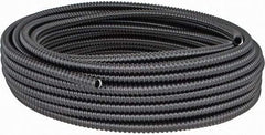 Thomas & Betts - 3/8" Trade Size, 100' Long, Flexible Liquidtight Conduit - PVC, 0.489" ID, Black - USA Tool & Supply