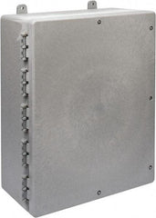 Thomas & Betts - Thermoplastic Standard Enclosure Hinge Flat Cover - NEMA 1, 2, 3, 4, 12, 3S, 3SX, 3X, 4X, 16-1/2" Wide x 20" High x 7-1/2" Deep - USA Tool & Supply