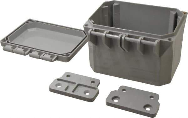 Thomas & Betts - Polycarbonate Standard Enclosure Hinge Flat Cover - NEMA 1, 2, 3, 4, 12, 3S, 3SX, 3X, 4X, x x - USA Tool & Supply