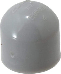 Thomas & Betts - 1/2" Trade, PVC Glued Rigid Conduit End Cap - Insulated - USA Tool & Supply