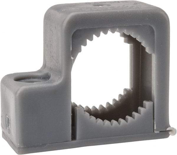 Thomas & Betts - 3/4" Pipe, PVC," Pipe or Conduit Snap Strap - 1 Mounting Hole - USA Tool & Supply