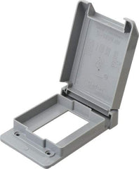 Thomas & Betts - Electrical Outlet Box Polycarbonate GFCI Receptacle Cover - USA Tool & Supply