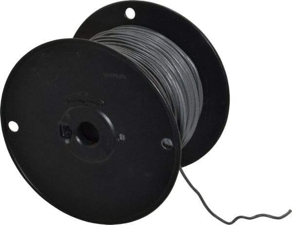 Southwire - 18 AWG, 16 Strand, Gray Machine Tool Wire - PVC, Acid, Moisture and Oil Resistant, 500 Ft. Long - USA Tool & Supply