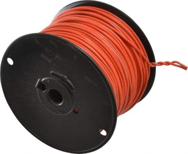 Southwire - 16 AWG, 26 Strand, Orange Machine Tool Wire - PVC, Acid, Moisture and Oil Resistant, 500 Ft. Long - USA Tool & Supply