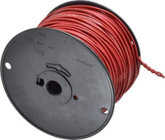 Southwire - 16 AWG, 26 Strand, Red Machine Tool Wire - PVC, Acid, Moisture and Oil Resistant, 500 Ft. Long - USA Tool & Supply