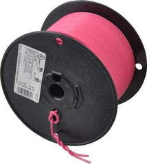 Southwire - 16 AWG, 26 Strand, Pink Machine Tool Wire - PVC, Acid, Moisture and Oil Resistant, 500 Ft. Long - USA Tool & Supply