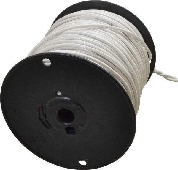 Southwire - 12 AWG, 65 Strand, White Machine Tool Wire - PVC, Acid, Moisture and Oil Resistant, 500 Ft. Long - USA Tool & Supply