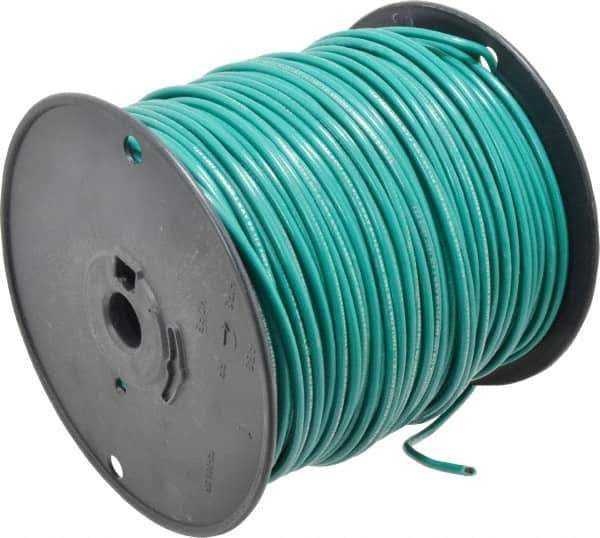Southwire - 12 AWG, 65 Strand, Green Machine Tool Wire - PVC, Acid, Moisture and Oil Resistant, 500 Ft. Long - USA Tool & Supply