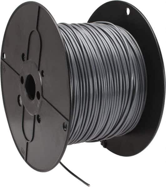 Southwire - 2 Conductor, 24 AWG Telephone Wire - 1,000 Ft., Copper Conductor, Beige, Gray and White PVC Jacket - USA Tool & Supply