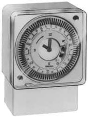 Intermatic - 7 Day Indoor Analog Electrical Timer - 24/120/240 VAC, 50/60 Hz, - USA Tool & Supply