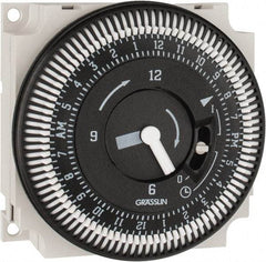 Intermatic - 24 hr Indoor Analog Electromechanical Timer - 15 On/Off per min, 120 VAC, 50/60 Hz, - USA Tool & Supply