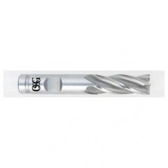 31/32 Dia. x 4-1/8 Overall Length 4-Flute Square End HSS-CO SE End Mill-Round Shank-Non-Center Cutting-Uncoated - USA Tool & Supply