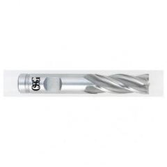 31/32 Dia. x 4-1/8 Overall Length 4-Flute Square End HSS-CO SE End Mill-Round Shank-Non-Center Cutting-Uncoated - USA Tool & Supply