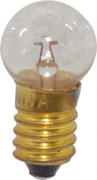 Value Collection - 2.5 Watt, 5 Volt, Incandescent Miniature & Specialty G4-1/2 Lamp - Miniature Screw Base, 2 to 4.999 Equivalent Range, Warm (1,000 to 3,000), Dimmable, 1-1/4" OAL - USA Tool & Supply