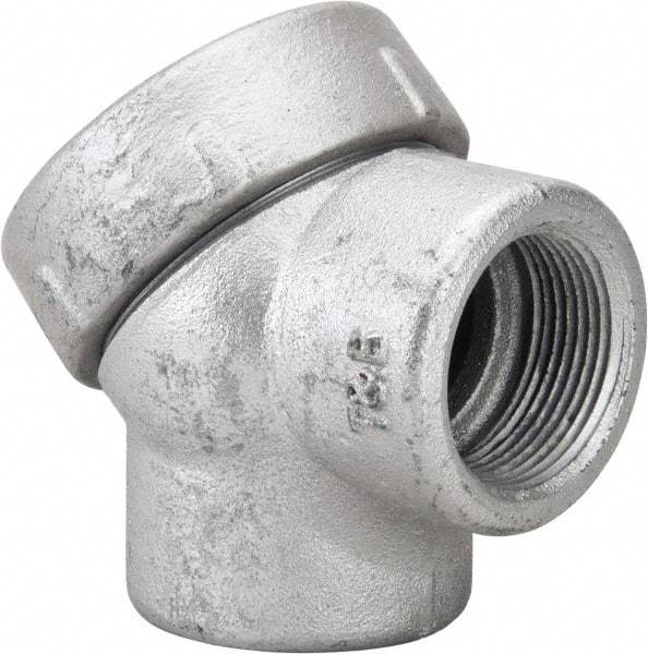 Thomas & Betts - 1-1/4" Trade, Iron Threaded Angled Rigid/Intermediate (IMC) Conduit Elbow - Noninsulated - USA Tool & Supply