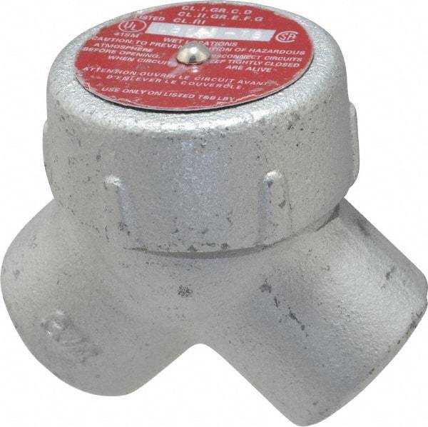 Thomas & Betts - 3/4" Trade, Iron Threaded Angled Rigid/Intermediate (IMC) Conduit Elbow - Noninsulated - USA Tool & Supply