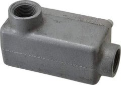 O-Z/Gedney - LR Body, 3/4" Trade, Rigid Malleable Iron Conduit Body - Rectangle, 1" OAL, Hazardous Locations - USA Tool & Supply