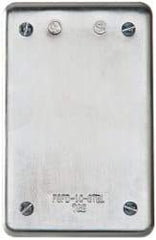 Thomas & Betts - Electrical Outlet Box Steel Device Cover - USA Tool & Supply