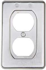 Thomas & Betts - Electrical Outlet Box Steel Device Cover - USA Tool & Supply