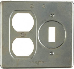 Thomas & Betts - Electrical Outlet Box Steel Device Cover - USA Tool & Supply