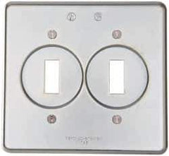 Thomas & Betts - Electrical Outlet Box Steel Device Cover - USA Tool & Supply