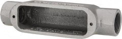 Hubbell Killark - Form 35, C Body, 3/4" Trade, IMC, Rigid Malleable Iron Conduit Body - Oval, 6-1/8" OAL, 7 cc Capacity, Hazardous & Wet Locations - USA Tool & Supply