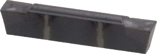 Kennametal - 305G GMN Grade KC5025, 3.05mm Cutting Width Carbide Grooving Insert - 3.5mm Max Depth of Cut, Neutral, 0.2mm Corner Radius, TiAlN Finish - USA Tool & Supply