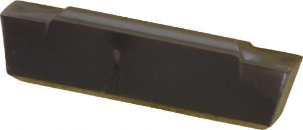 Kennametal - 405G GMN Grade KC5025, 4.05mm Cutting Width Carbide Grooving Insert - 3.5mm Max Depth of Cut, Neutral, 0.4mm Corner Radius, TiAlN Finish - USA Tool & Supply