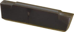 Kennametal - 405G GMN Grade KC5025, 4.05mm Cutting Width Carbide Grooving Insert - 3.5mm Max Depth of Cut, Neutral, 0.4mm Corner Radius, TiAlN Finish - USA Tool & Supply