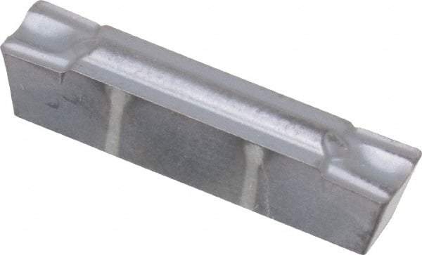 Kennametal - 405G GMP Grade KC5025, 4.05mm Cutting Width Carbide Grooving Insert - 3.5mm Max Depth of Cut, Neutral, 0.4mm Corner Radius, TiAlN Finish - USA Tool & Supply
