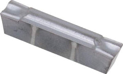 Kennametal - 405G GMP Grade KC5025, 4.05mm Cutting Width Carbide Grooving Insert - 3.5mm Max Depth of Cut, Neutral, 0.4mm Corner Radius, TiAlN Finish - USA Tool & Supply