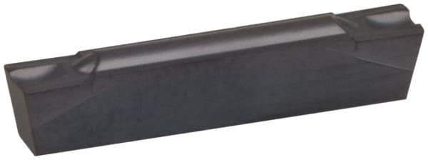 Kennametal - 300G GMP Grade K313, 3mm Cutting Width Carbide Grooving Insert - 3.5mm Max Depth of Cut, Neutral, 0.2mm Corner Radius, Uncoated - USA Tool & Supply