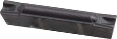 Kennametal - 300G GMP Grade KC5010, 3mm Cutting Width Carbide Grooving Insert - 3.5mm Max Depth of Cut, Neutral, 0.2mm Corner Radius, TiAlN Finish - USA Tool & Supply
