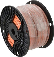 Southwire - THHN/THWN, 14 AWG, 15 Amp, 500' Long, Stranded Core, 19 Strand Building Wire - Orange, Thermoplastic Insulation - USA Tool & Supply