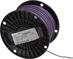 Southwire - THHN/THWN, 14 AWG, 15 Amp, 500' Long, Stranded Core, 19 Strand Building Wire - Purple, Thermoplastic Insulation - USA Tool & Supply