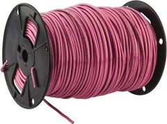 Southwire - THHN/THWN, 10 AWG, 30 Amp, 500' Long, Stranded Core, 19 Strand Building Wire - Pink, Thermoplastic Insulation - USA Tool & Supply