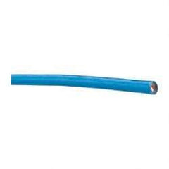 Southwire - THHN/THWN, 8 AWG, 40 Amp, 500' Long, Stranded Core, 19 Strand Building Wire - Blue, Thermoplastic Insulation - USA Tool & Supply