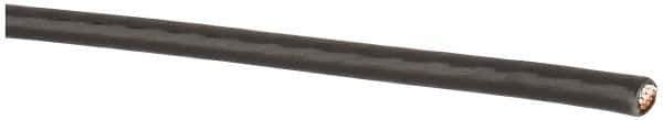 Southwire - THHN/THWN, 6 AWG, 55 Amp, 500' Long, Stranded Core, 19 Strand Building Wire - Black, Thermoplastic Insulation - USA Tool & Supply