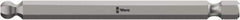 Wera - 4mm Hex Bit - 1/4" Hex Drive, 3-1/2" OAL - USA Tool & Supply