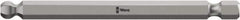 Wera - 5mm Hex Bit - 1/4" Hex Drive, 3-1/2" OAL - USA Tool & Supply
