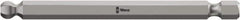 Wera - 6mm Hex Bit - 1/4" Hex Drive, 3-1/2" OAL - USA Tool & Supply