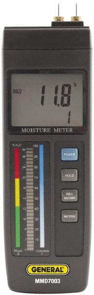 General - Moisture Analyzer - LED Display, Accurate to ±1.5% - USA Tool & Supply